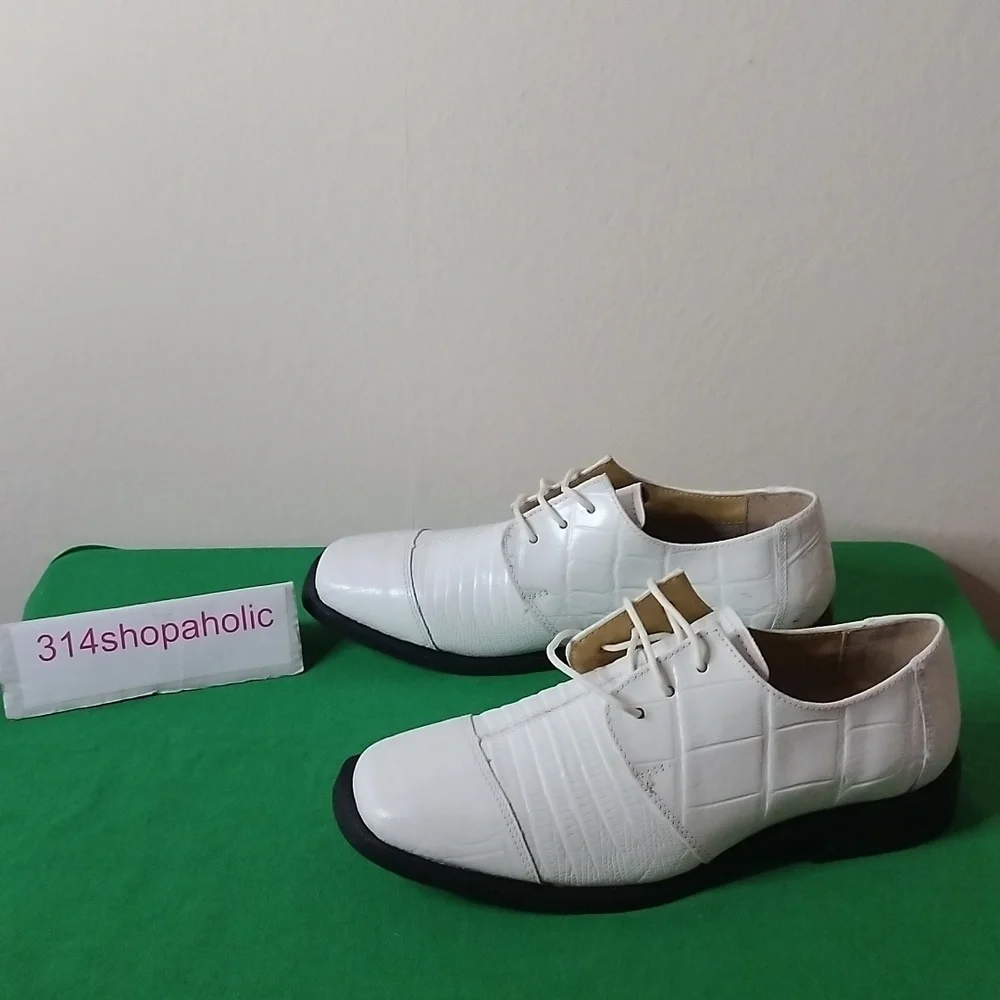 Boys White Dress Shoes